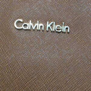 Calvin Klein Collection Textured Brown Shoulder Bag
